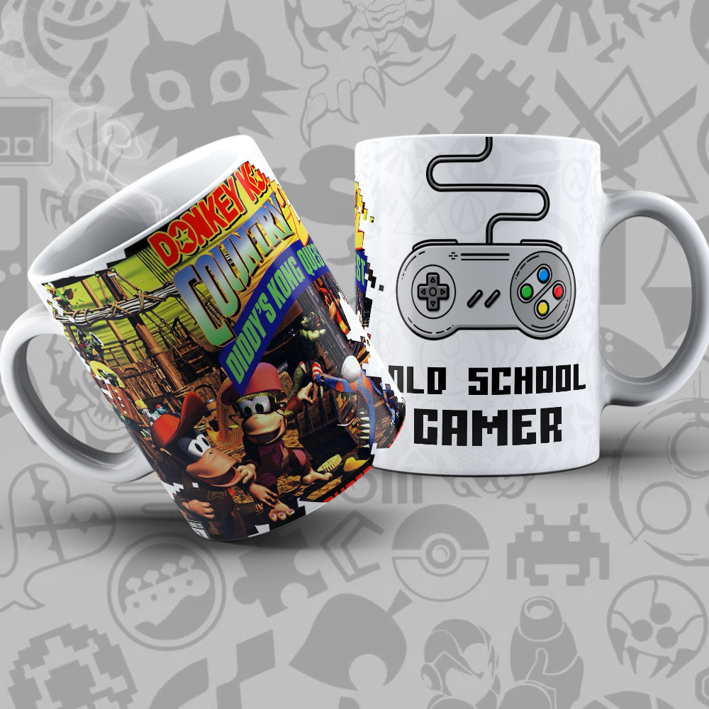 Caneca Retro Gamer