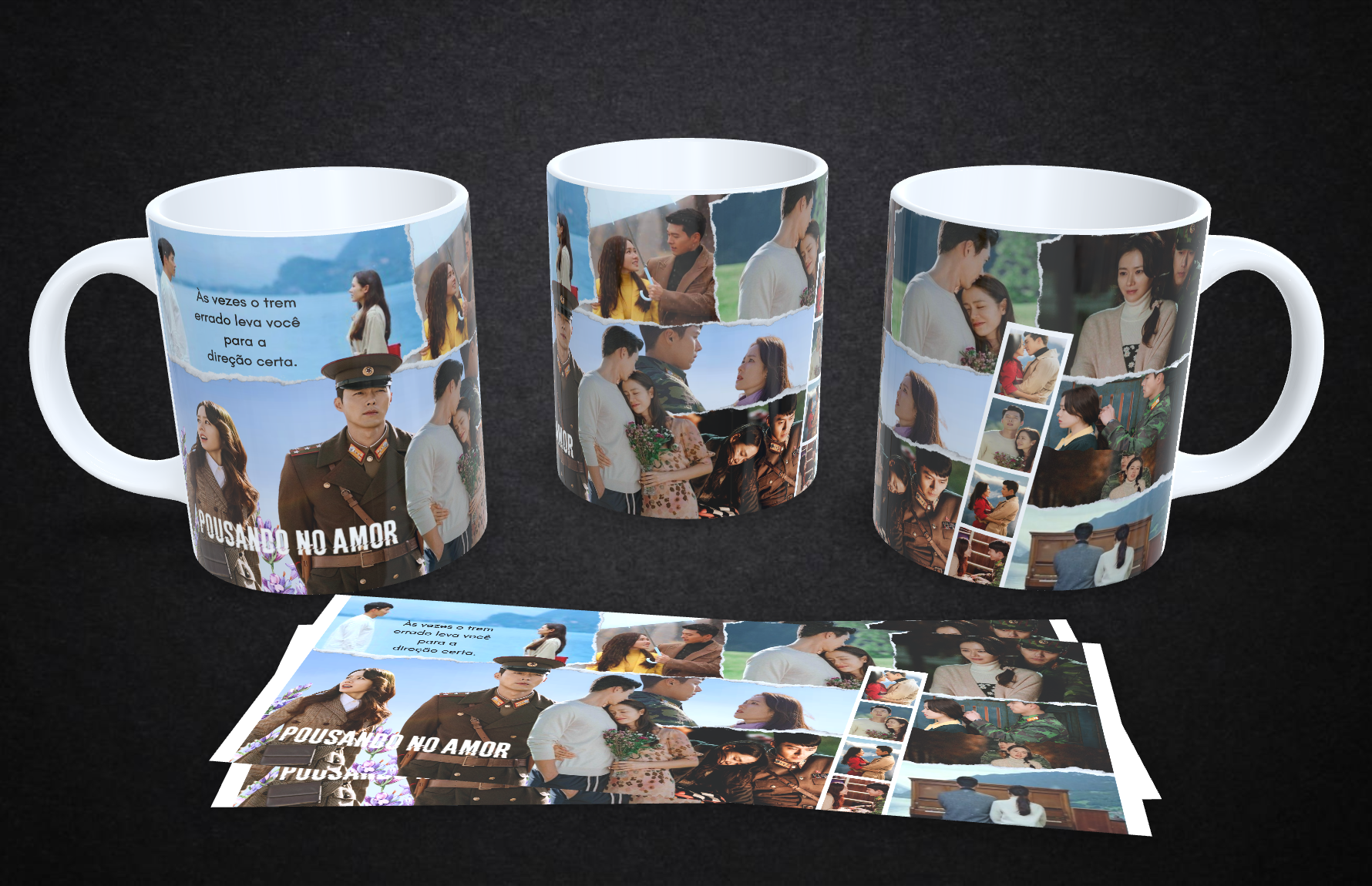 Caneca personalizada 'Pousando no Amor'