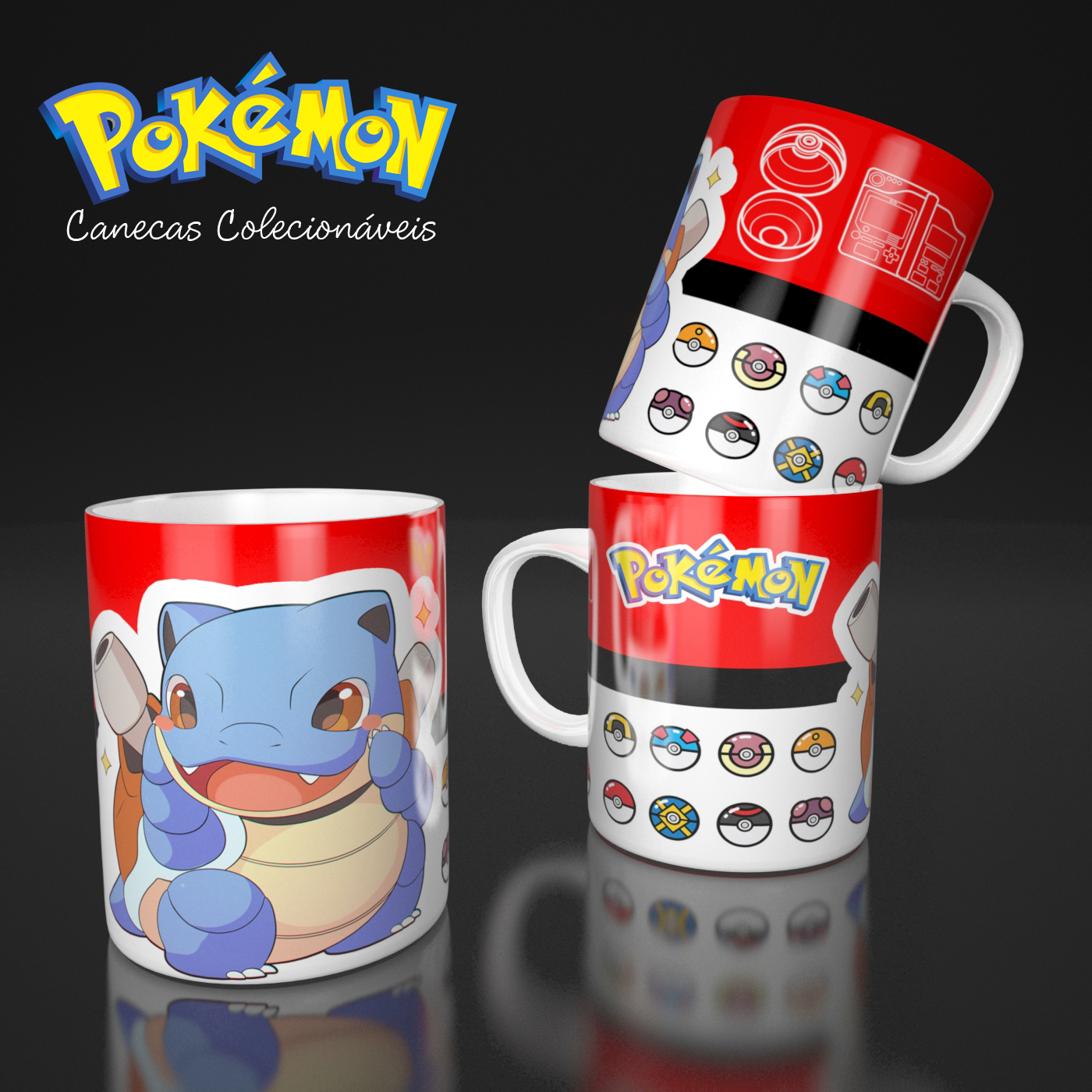 Caneca Pokémon Blastoise
