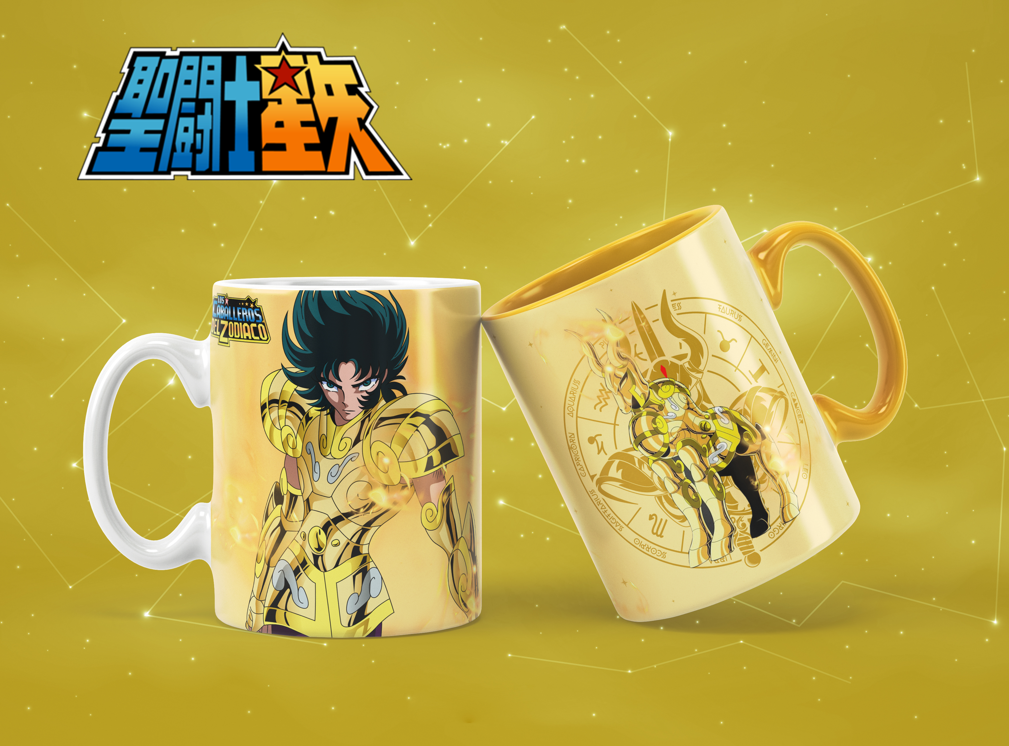 Caneca Cavaleiros do Zodíaco