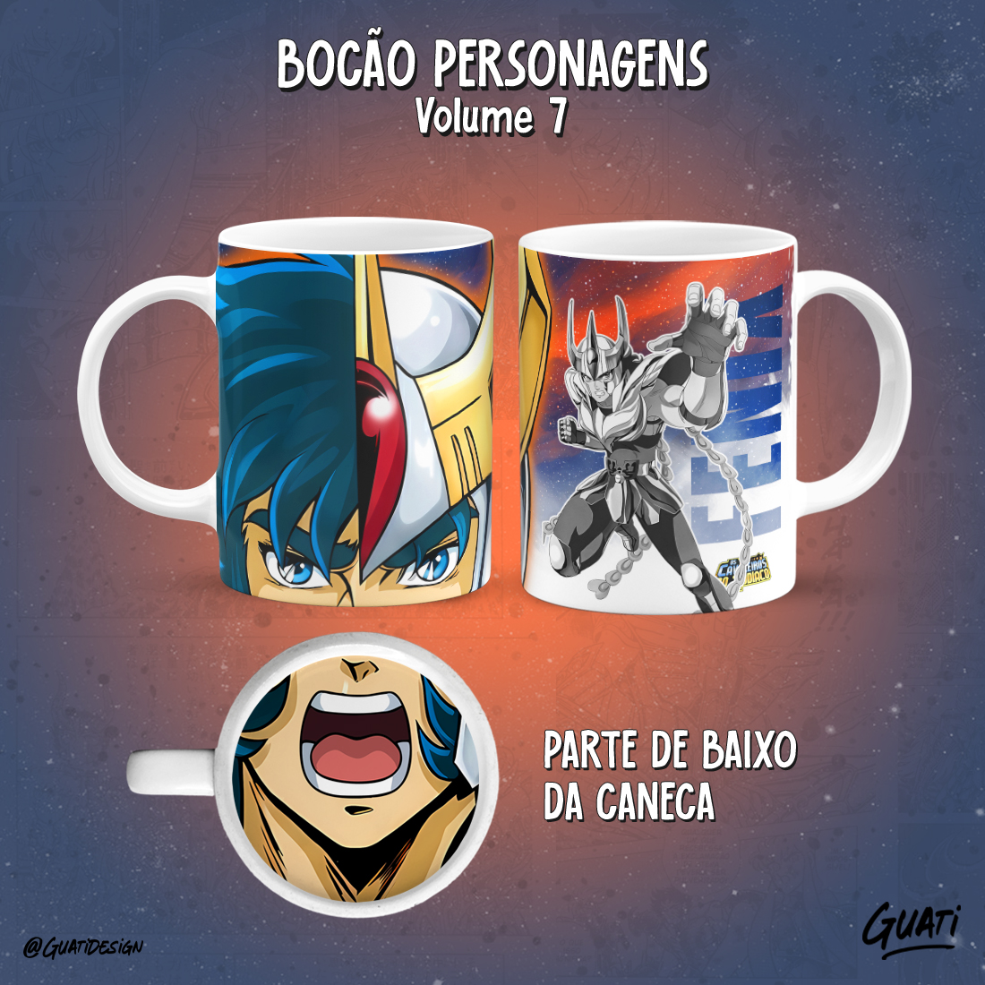 Caneca Bocão Personagens Volume 7