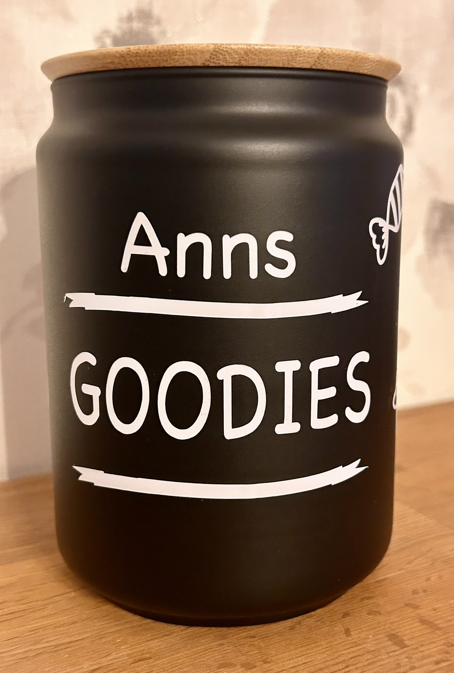 personalisiertes Vorratsglas 