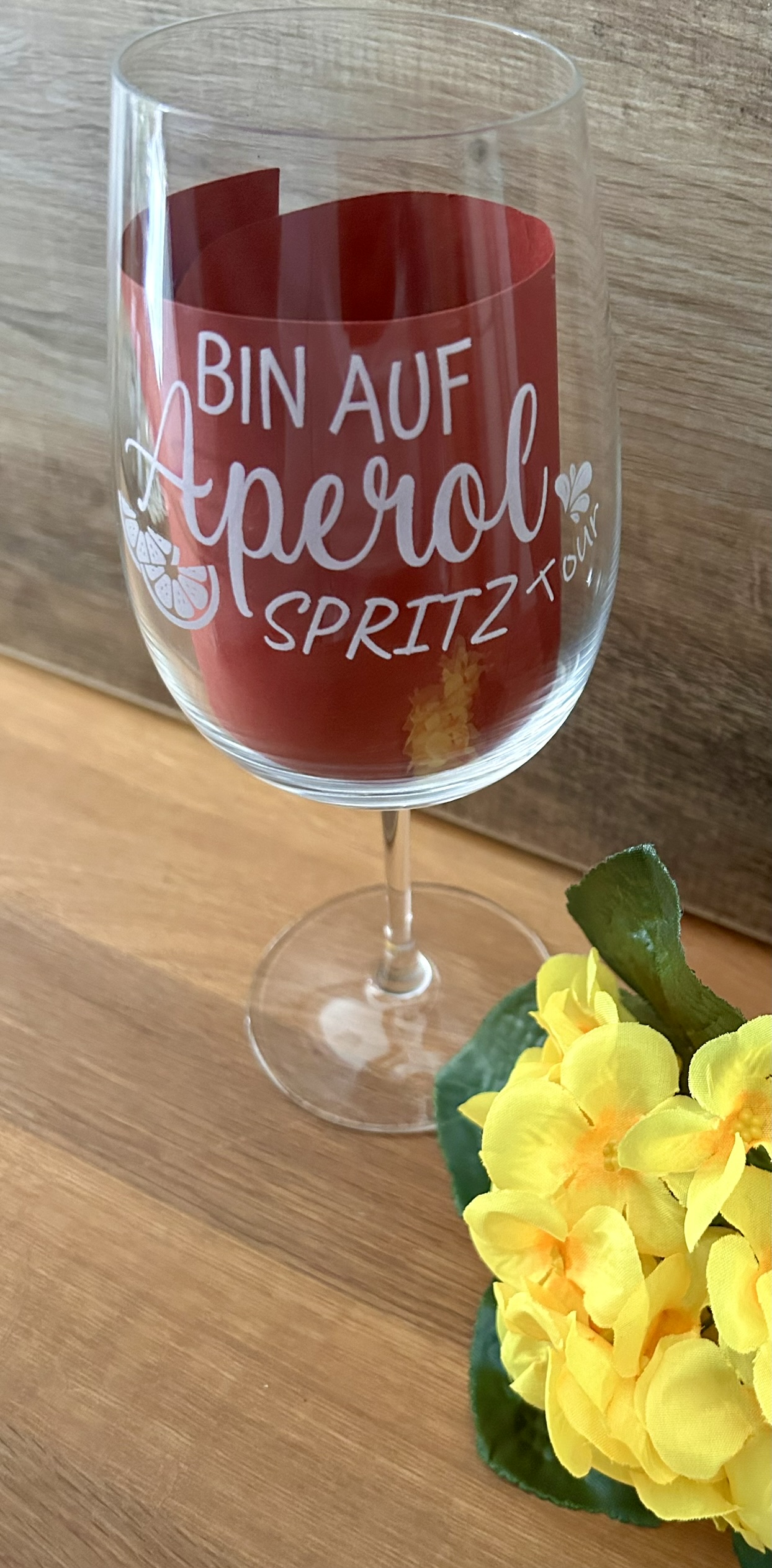"Aperol Spritz" Glas