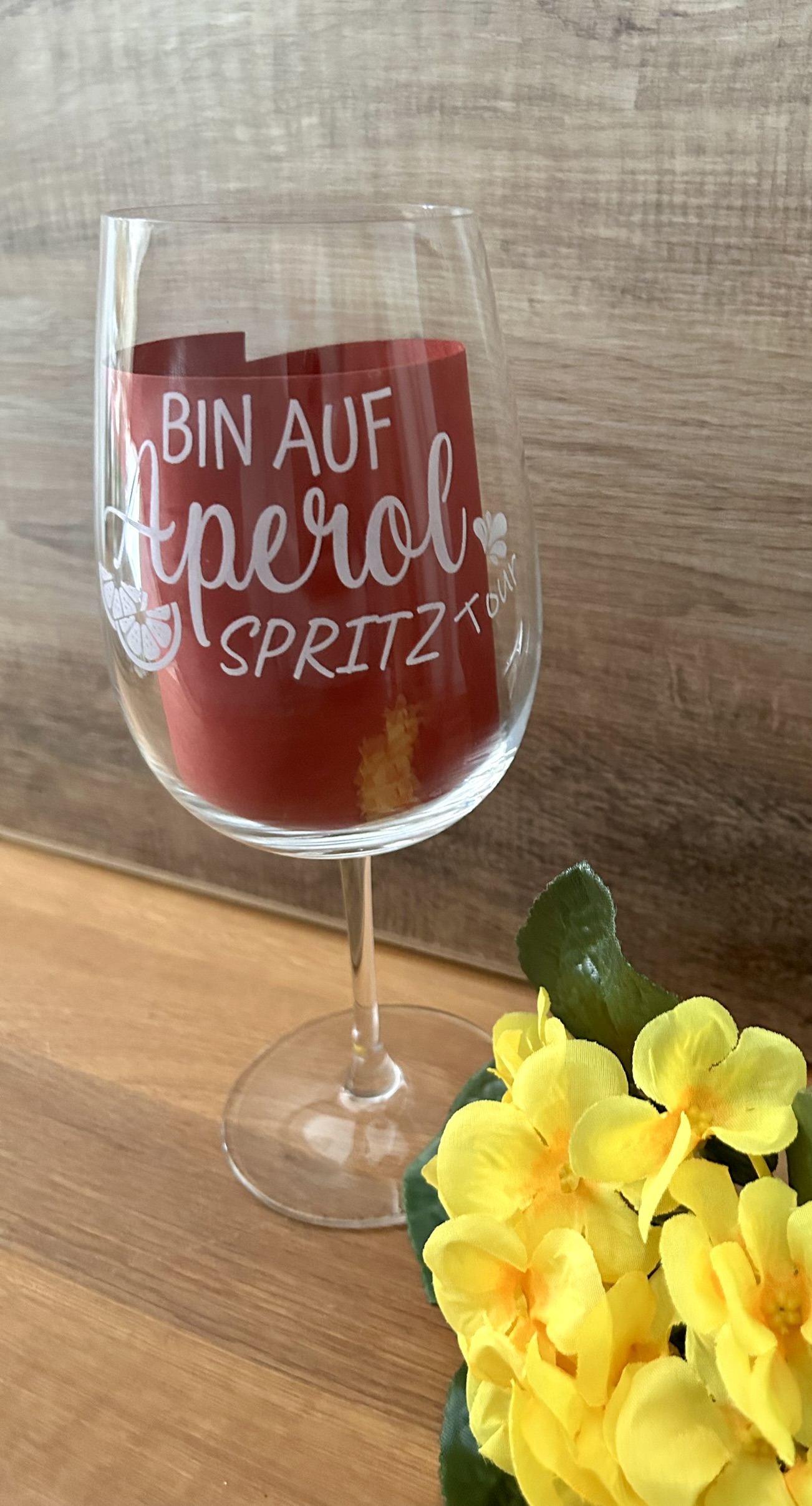 "Aperol Spritz" Glas