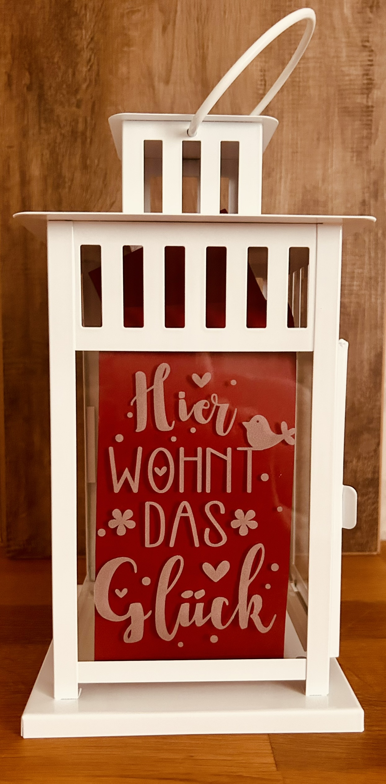 Dekorative personalisierte Laterne