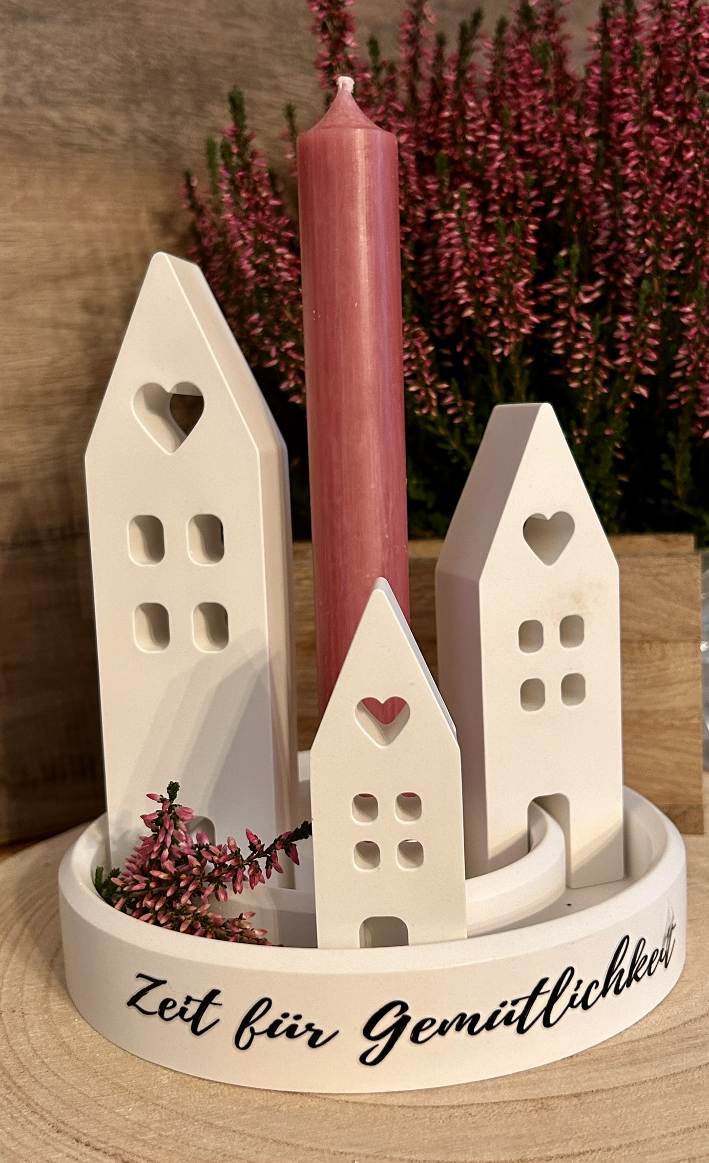 Kerzenhalter rund für Stab- oder Windlichter