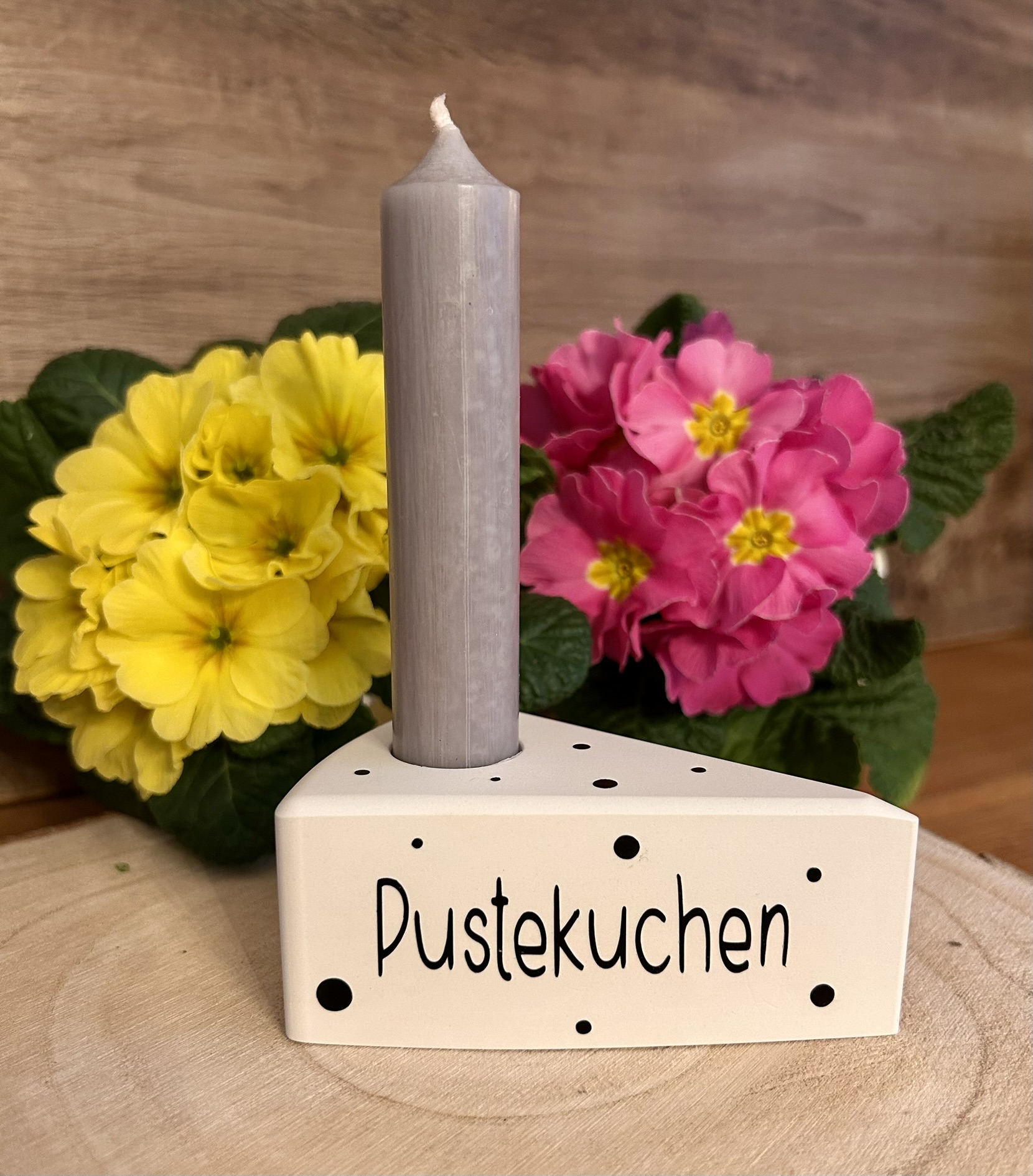 Kerzenhalter 'Pustekuchen'