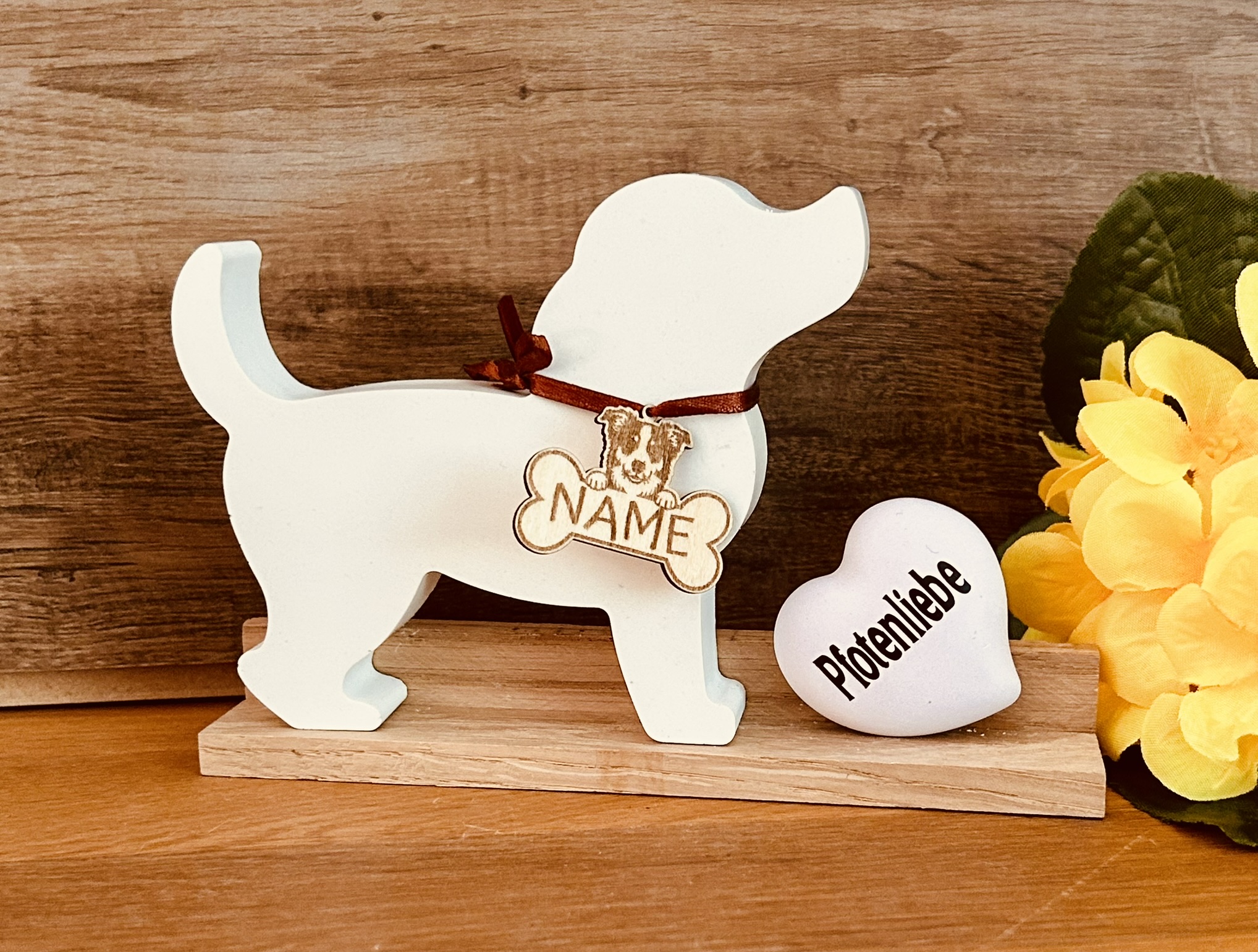 Personalisierte Hunde-Deko