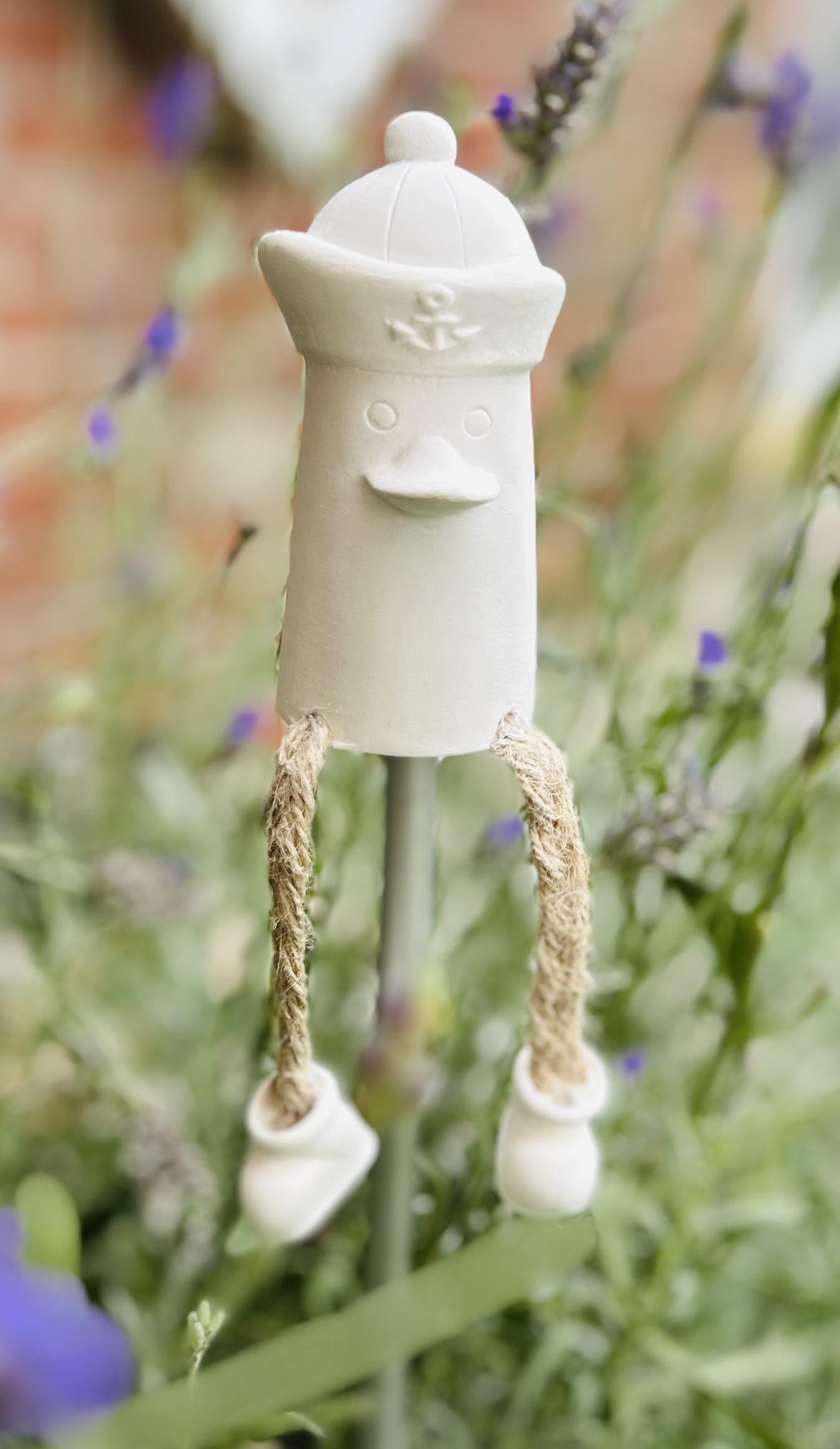 Seemann-Ente aus Keramikbeton