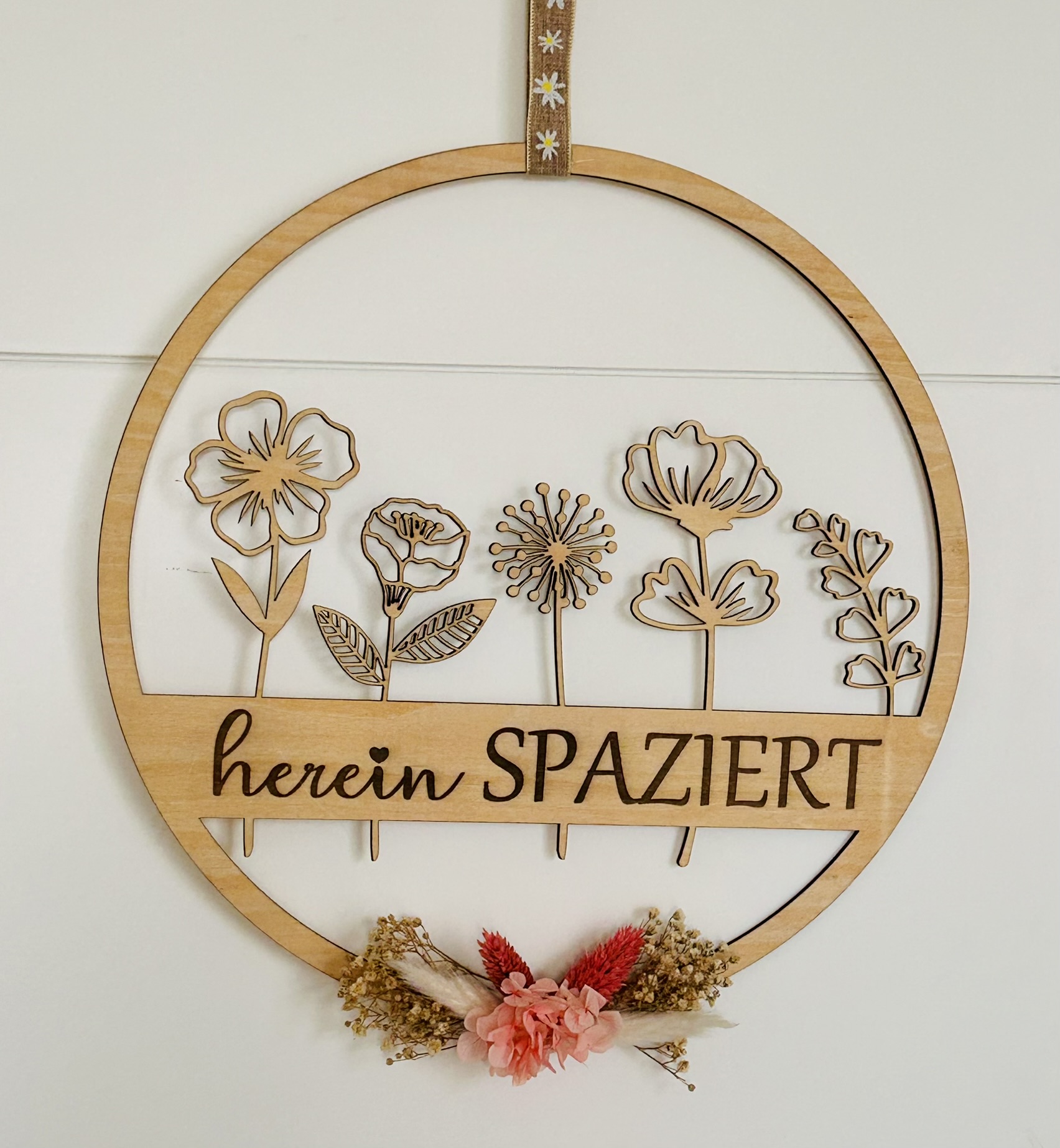 Holz Willkommensschild