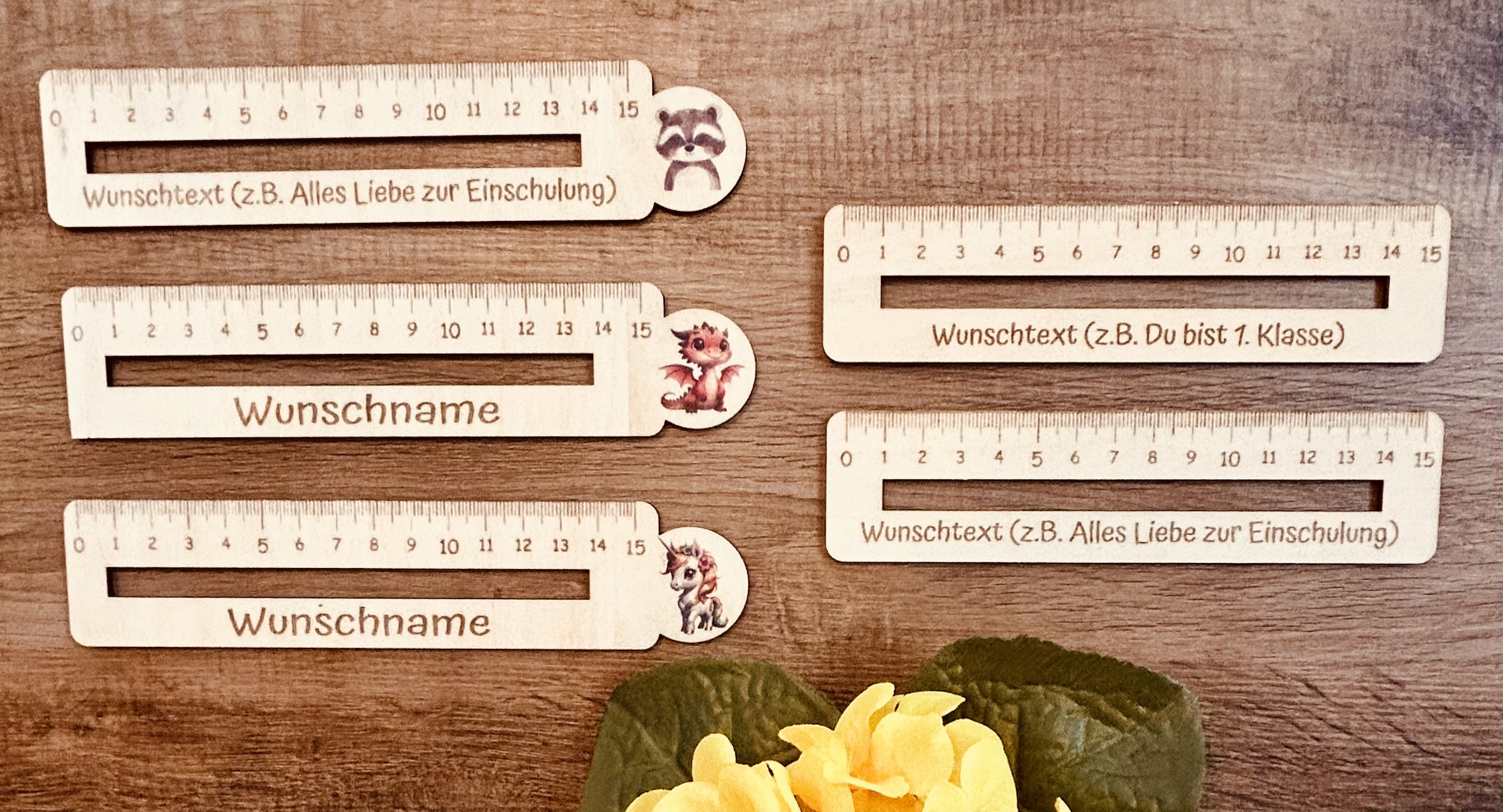 Personalisierbares Lineal als Lesehilfe