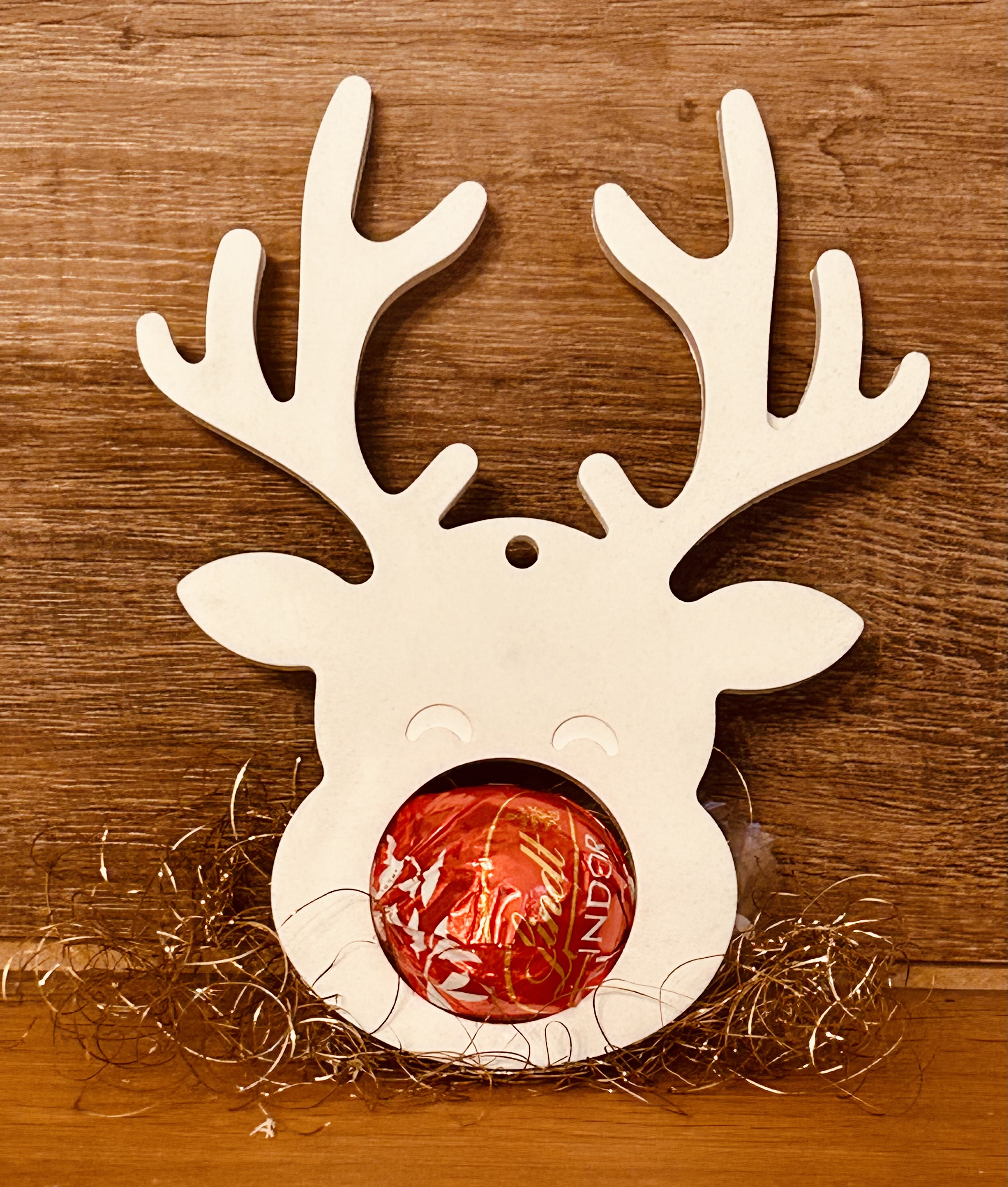 Rentier-Aufhänger für Praline