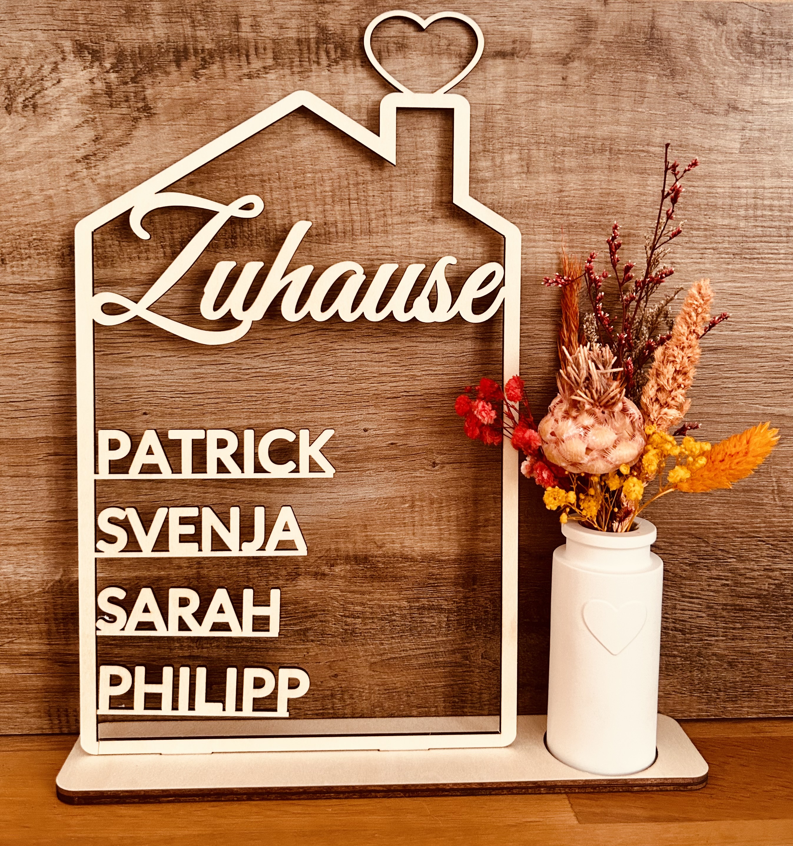 Personalisierbares Aufsteller-Haus