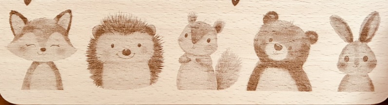 Personalisierte Frühstücksbrettchen Kinder