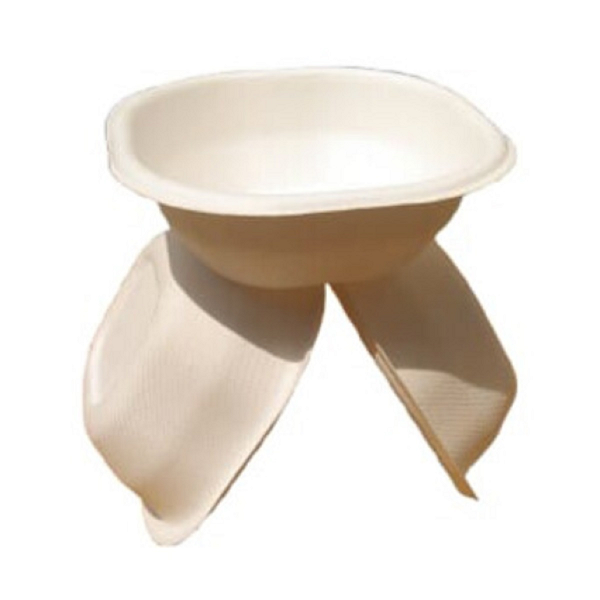 4 Inch Bagasse Square Bowls [ Pack Of 50 ]