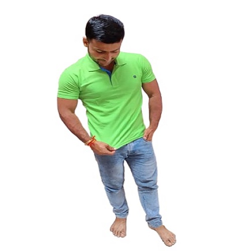 Men's Green Polo T-Shirt