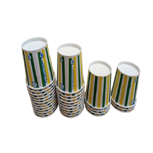 Eco-Friendly Green Tea Paper Cups – 130 ml | Disposable, Leakproof & Food Grade – Pack of 100