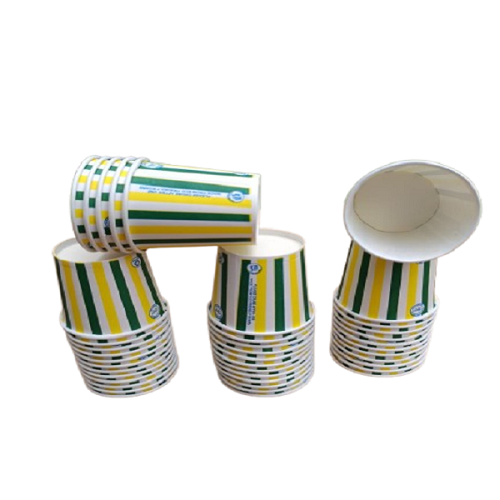 Eco-Friendly Green Tea Paper Cups – 130 ml | Disposable, Leakproof & Food Grade – Pack of 100
