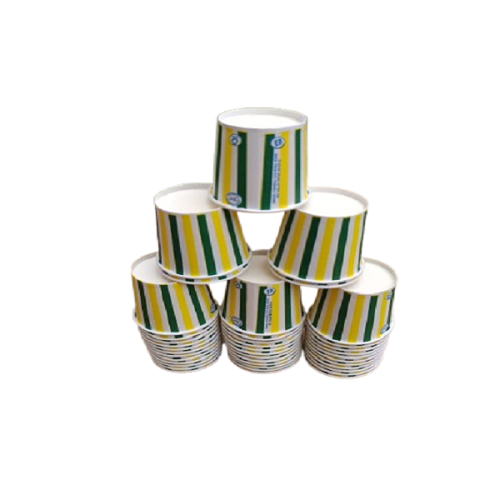 Eco-Friendly Green Tea Paper Cups – 130 ml | Disposable, Leakproof & Food Grade – Pack of 100