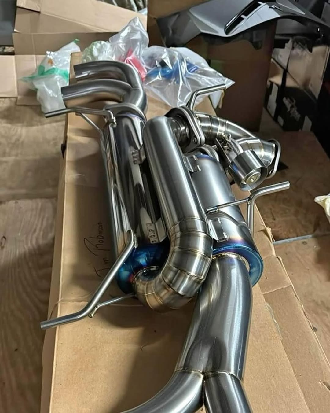 R35 GTR Titanium Top Secret Exhaust – $5000