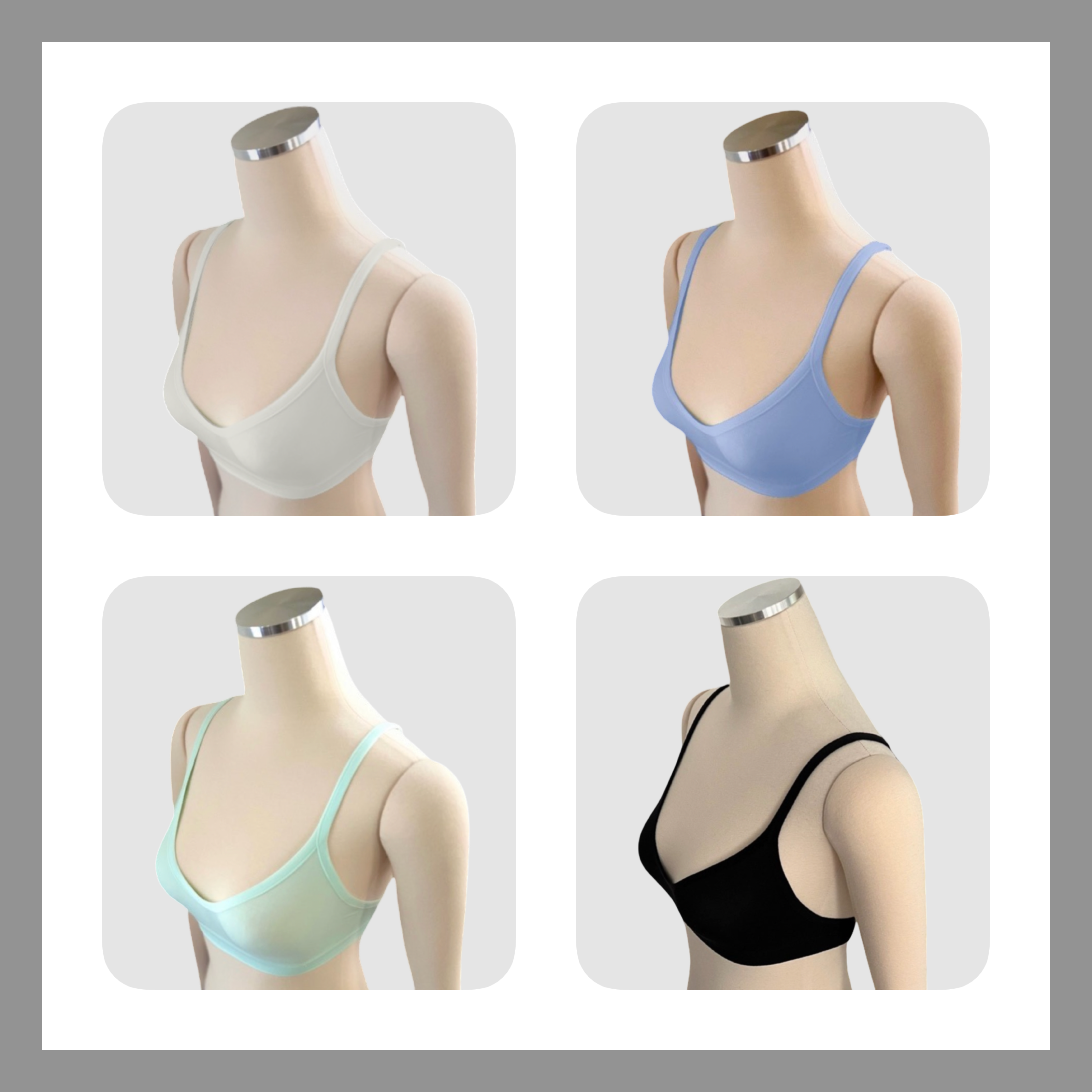 V Bra Adjustable Straps Original + Soft