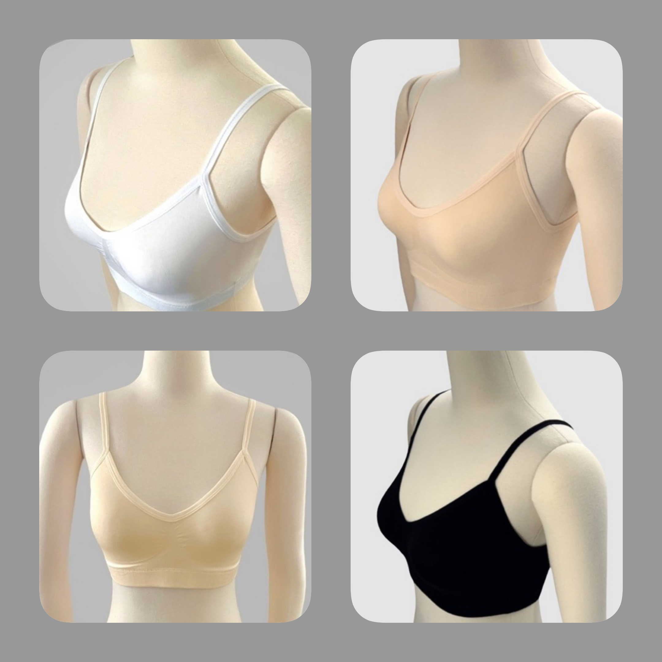 Cami Bra Wide Bottom Band Extra Support