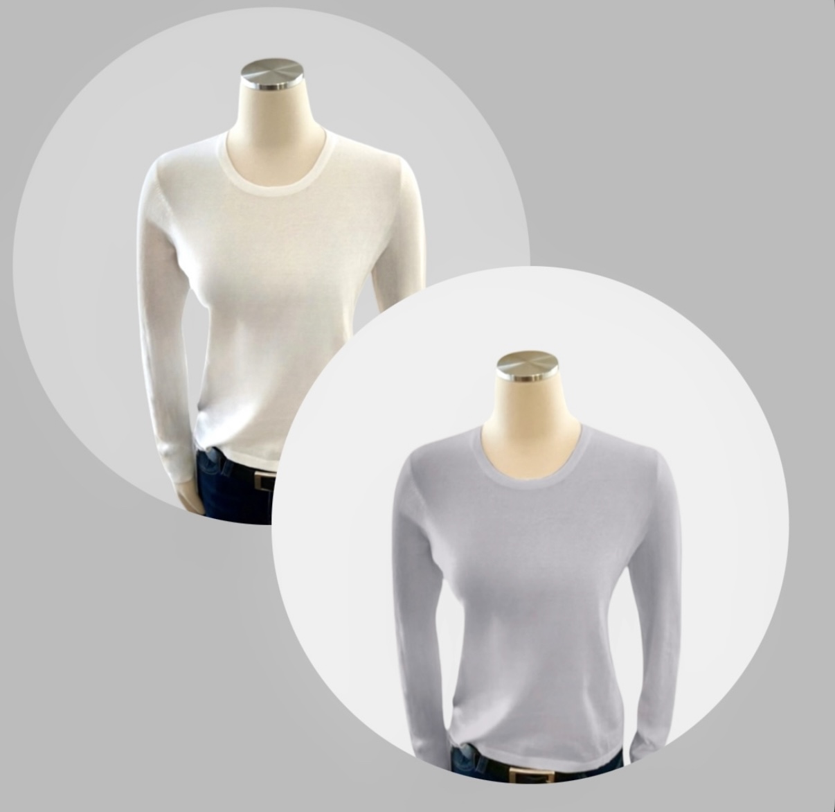 Super Fine Cotton Knit Sweaters 