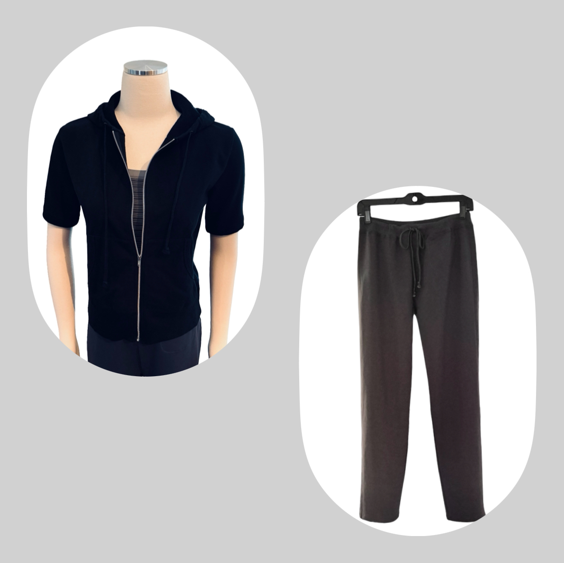 Cozy Cotton Terry Drawstring Pants + Hoodie