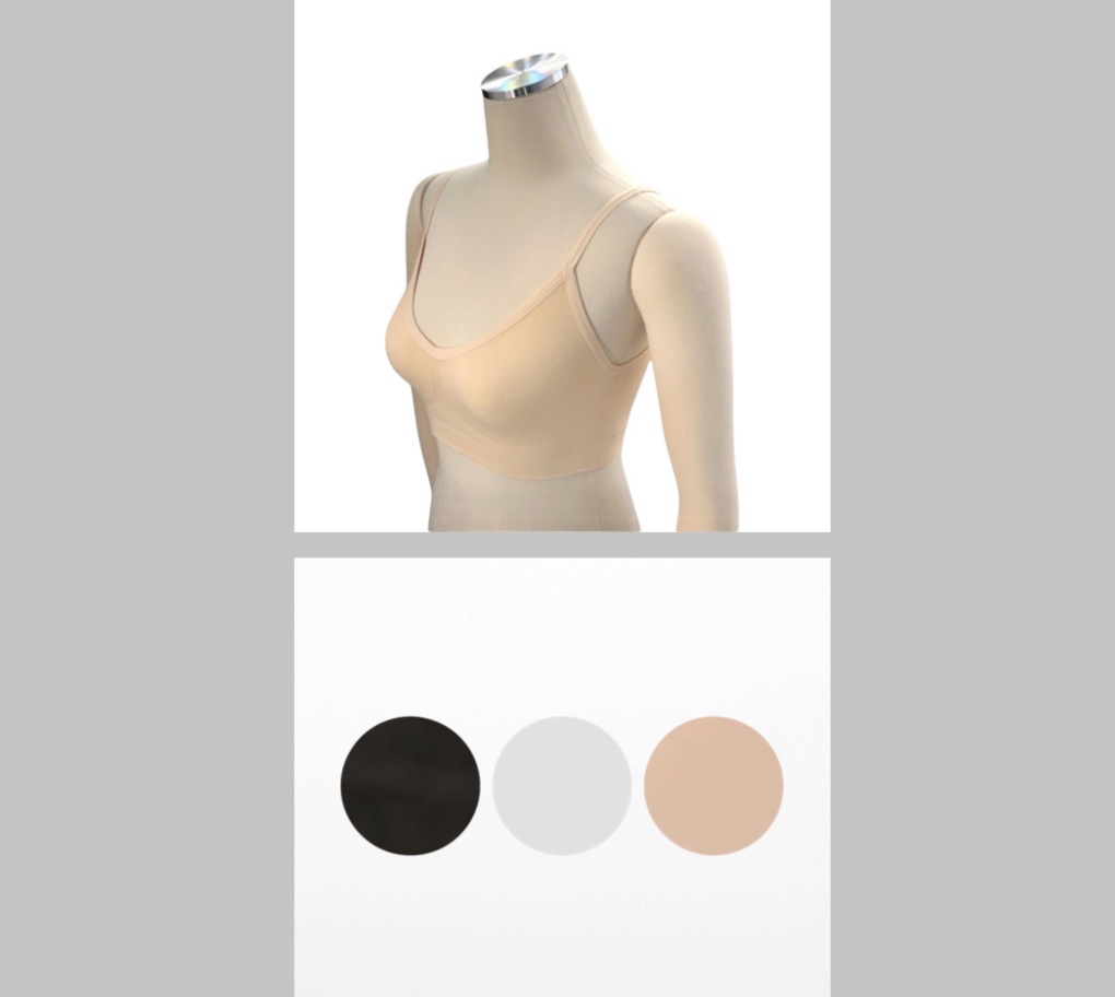 Cami Bra Wide Bottom Band Extra Support