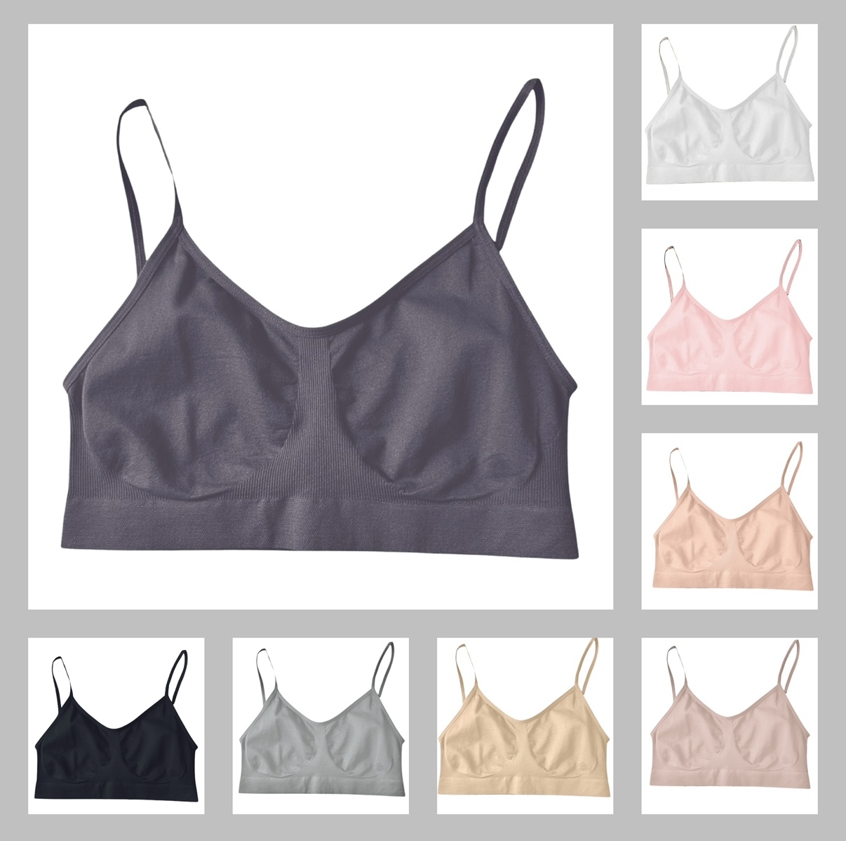 Cami Bra Classic Colorful + Essential Colors 