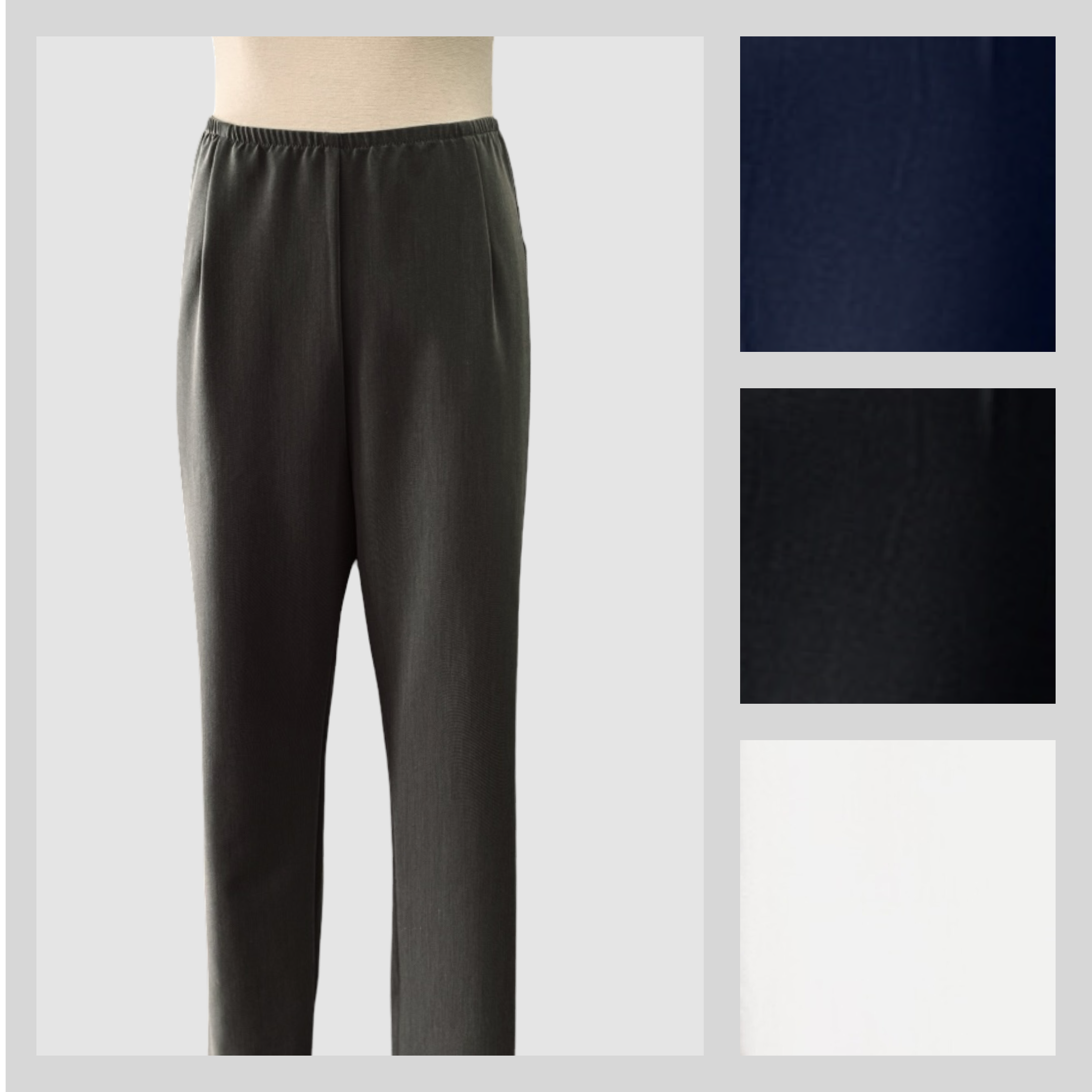 Poly Matte Jersey Slim Leg Pants 