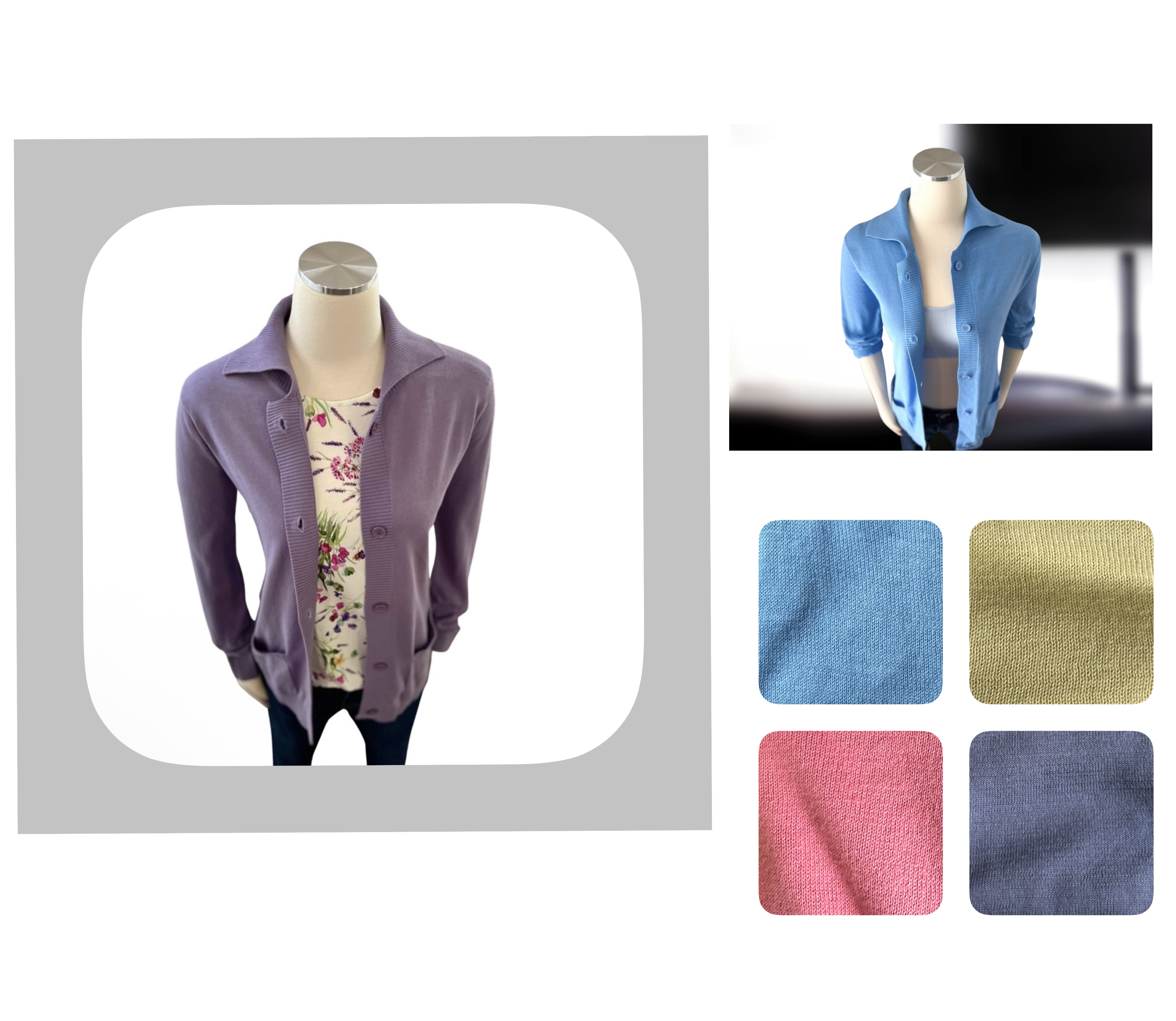 Light Weight Cotton Cardigan with pockets