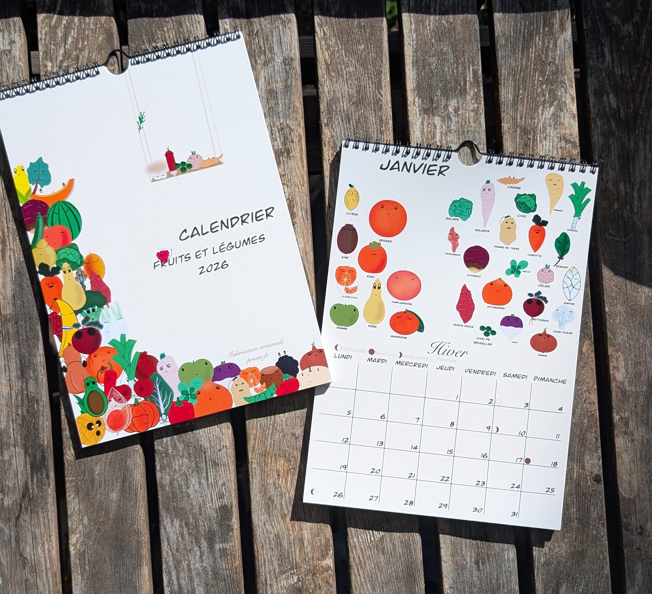 Calendrier Fruits et Légumes 2026