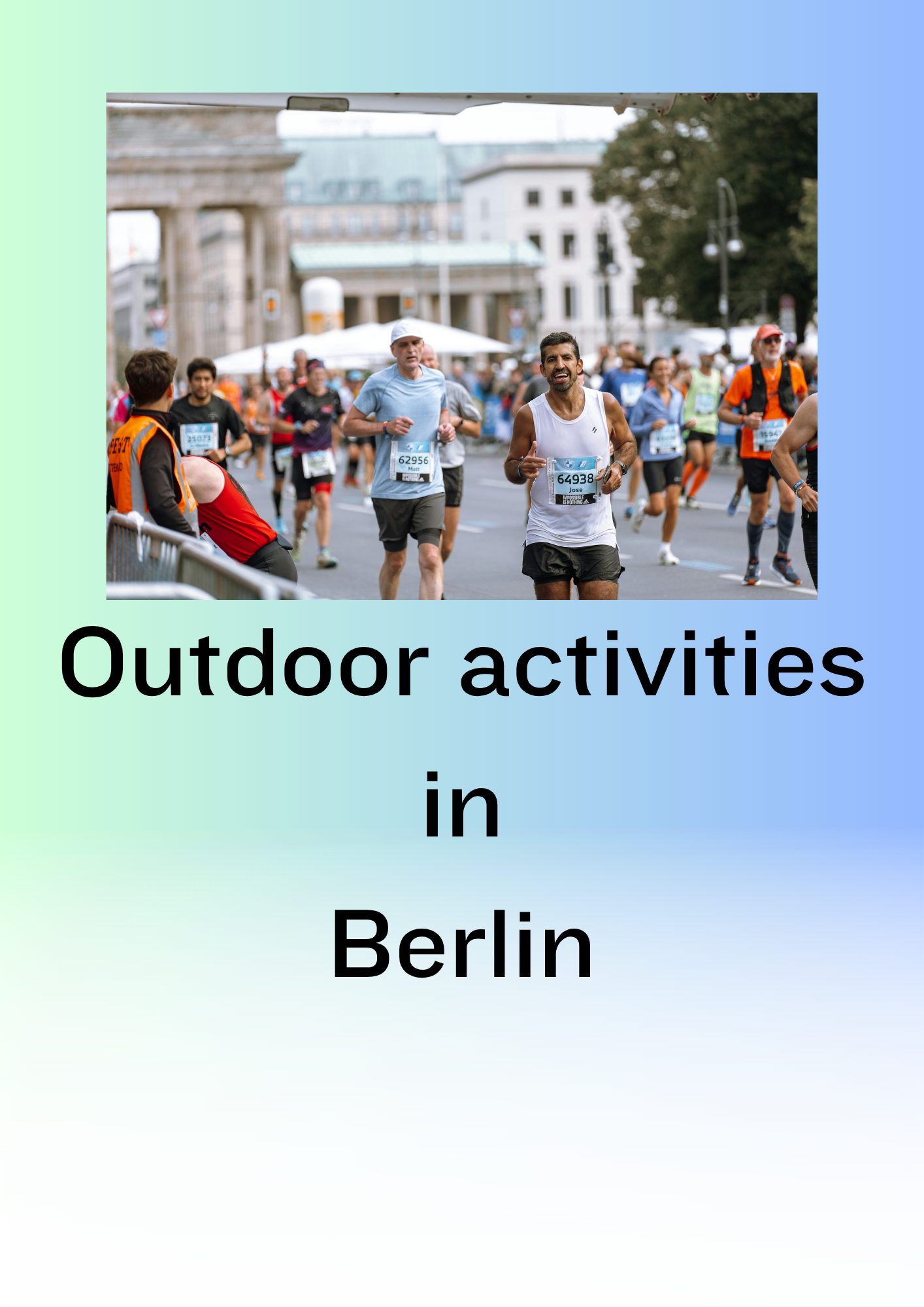Outdoor activities in Berlin 42 page digital guide