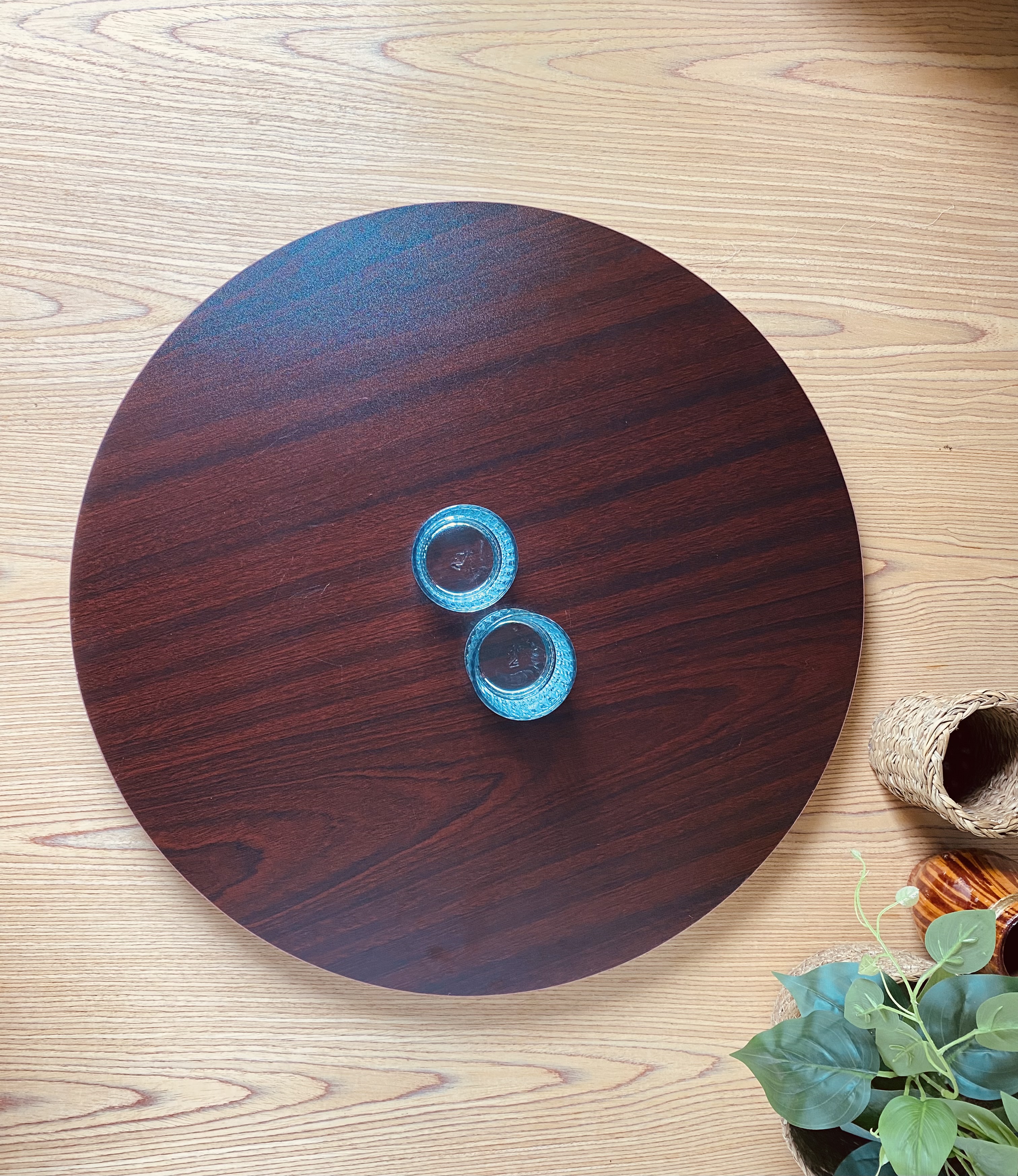 Turntable- Dark Brown Design Board