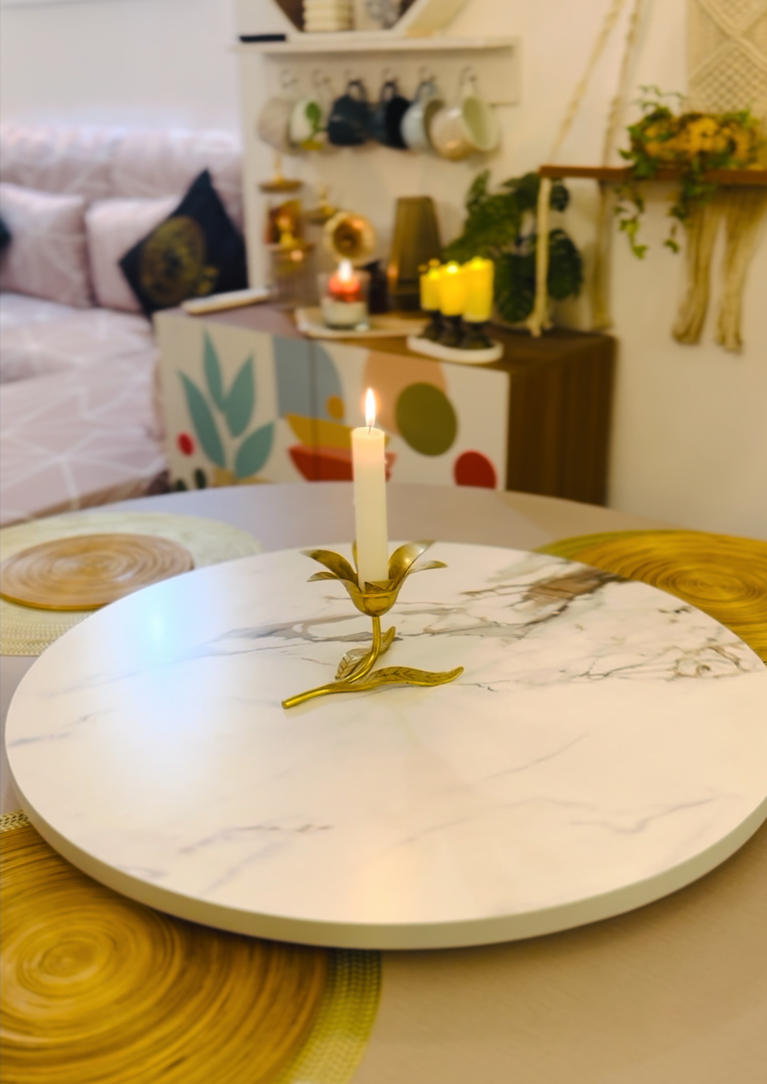 Turntable- Marble Design 