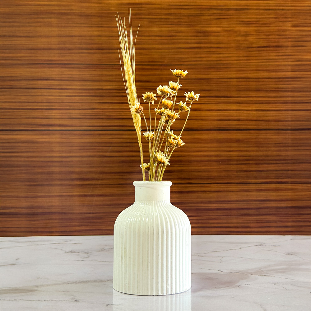 Vaso Decorativo com Flores Sempre Vivas