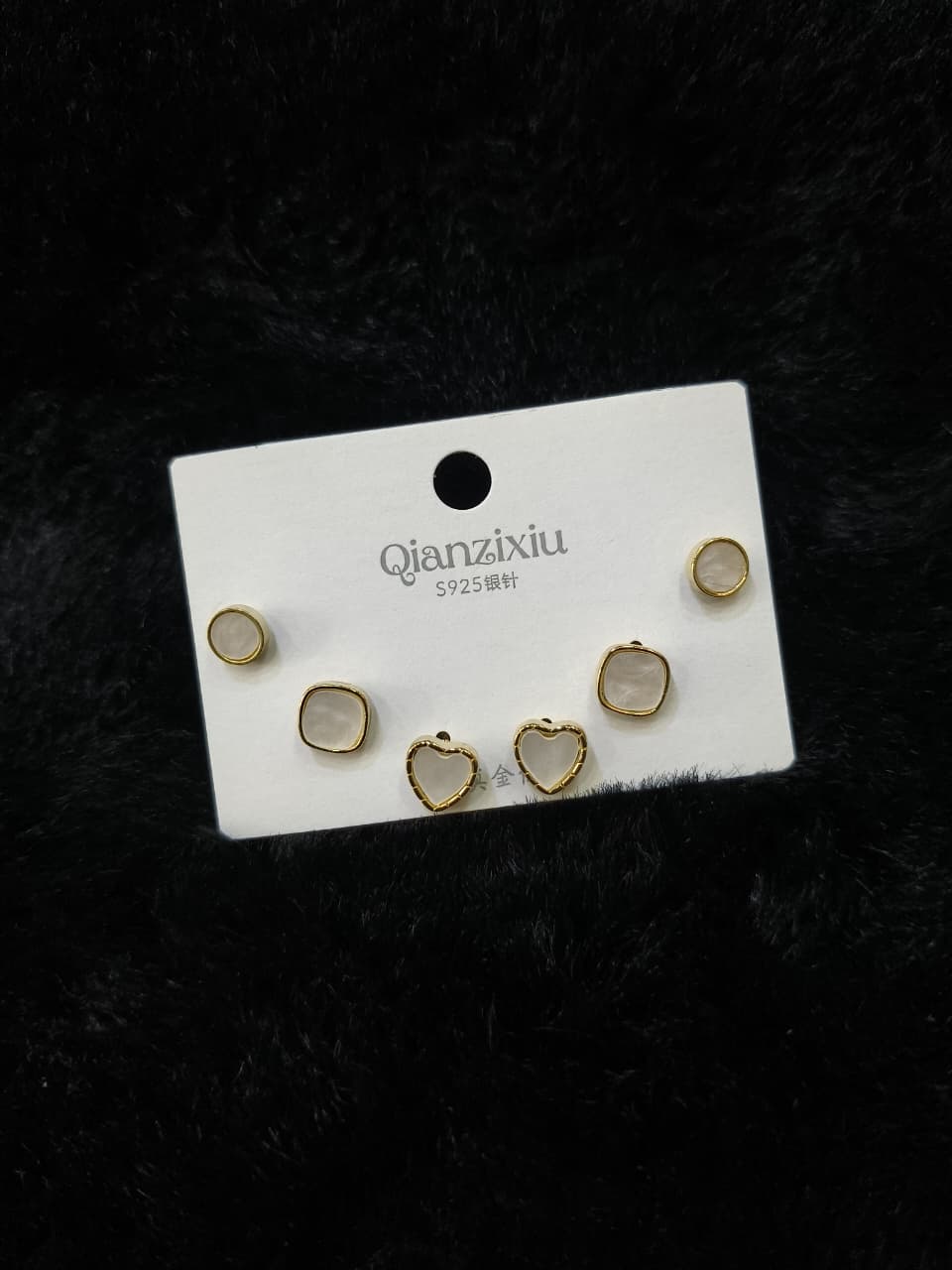 Elegant Minimalist Stud Earrings Set