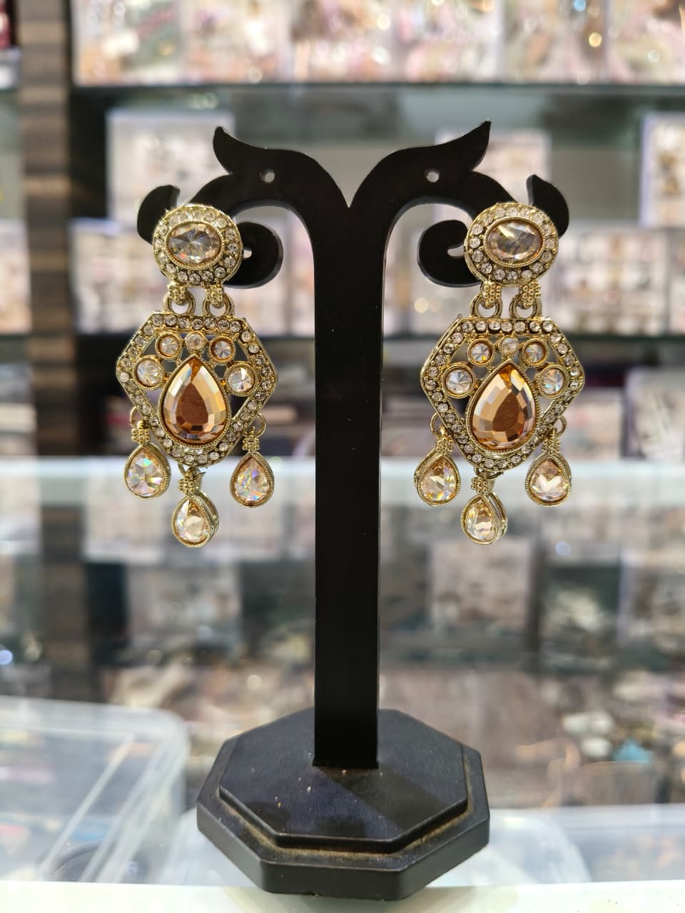 Antique Gold-Plated Earrings