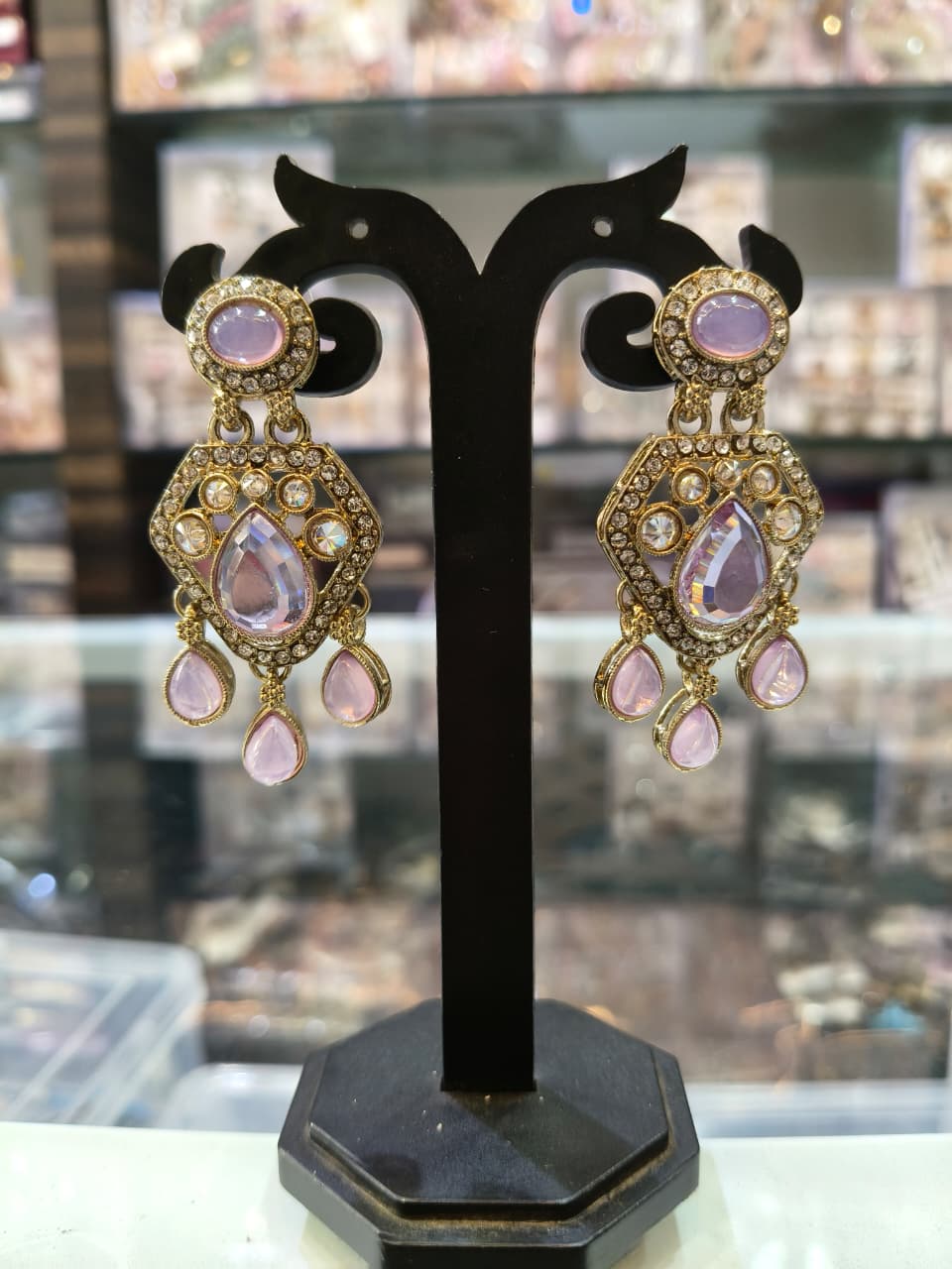 Antique Gold-Plated Earrings