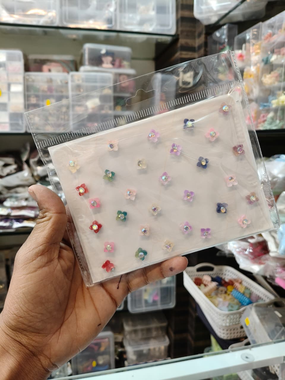 Decorative Floral  Hair Sticker