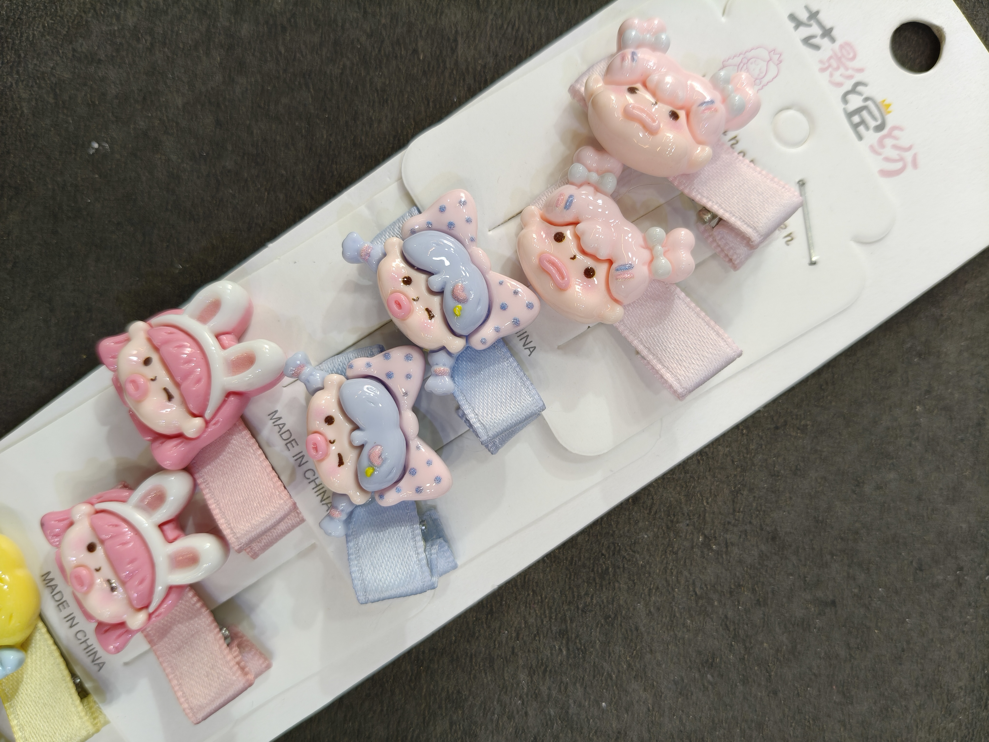 kids hair pin set of 3