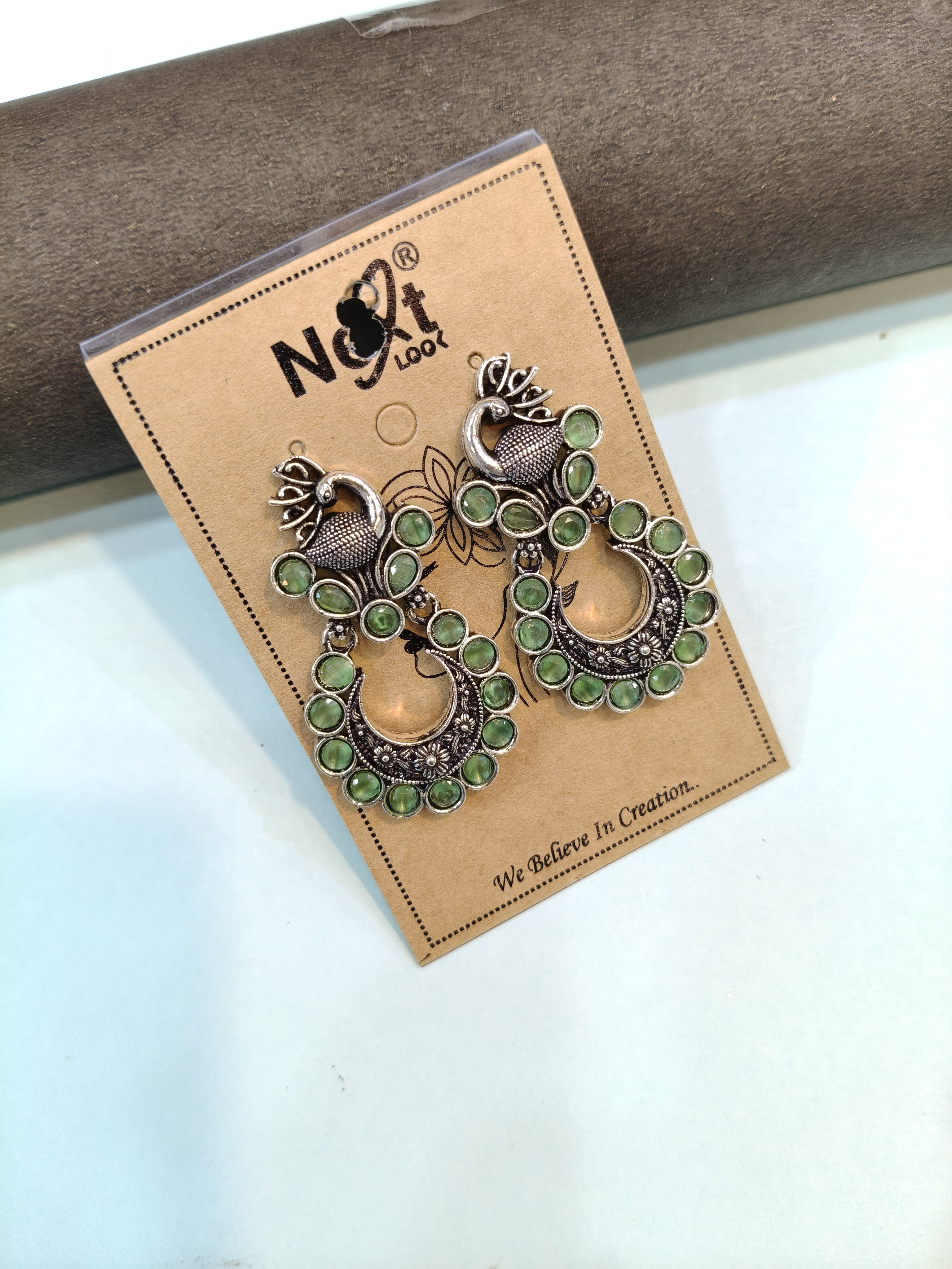 Antique Peacock Earrings