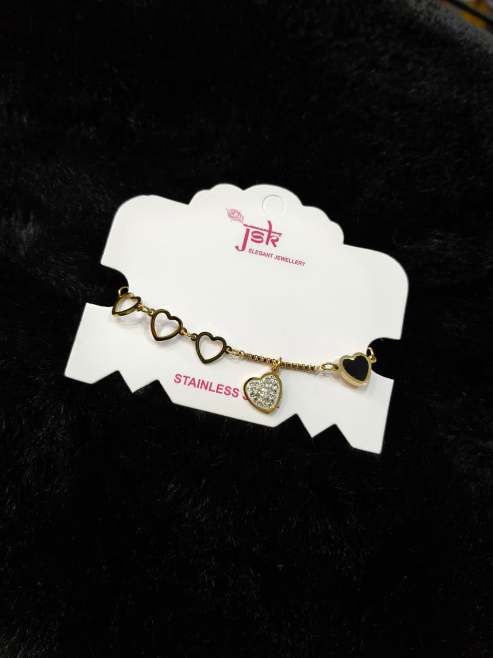Heart Charm Bracelet