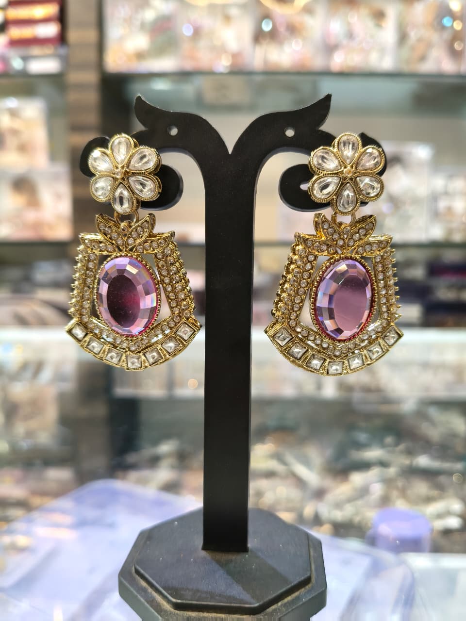 Elegant Crystal Drop Earrings