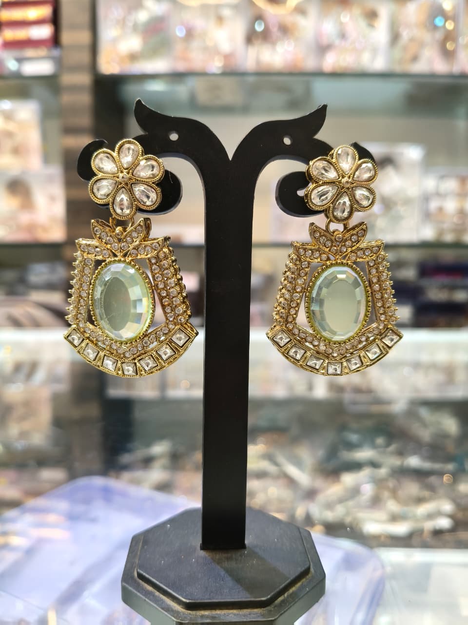 Elegant Crystal Drop Earrings