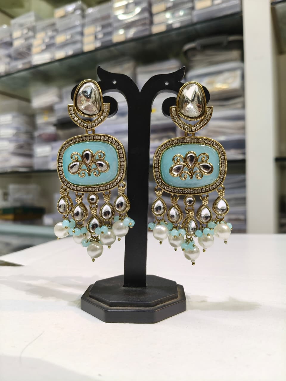 Traditional Kundan Earrings