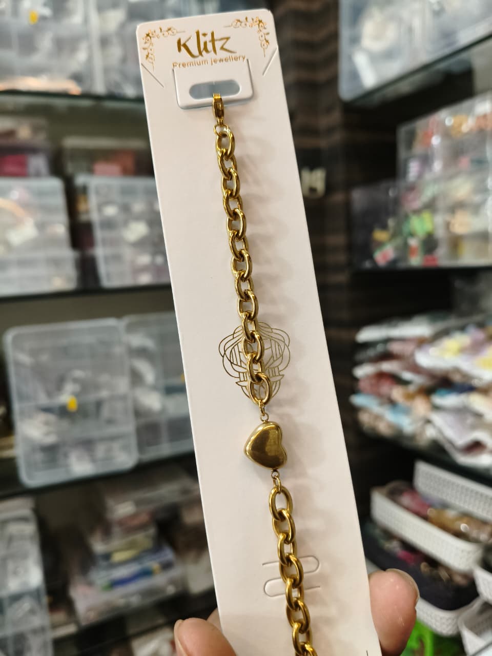 Gold-Tone Chain Bracelet