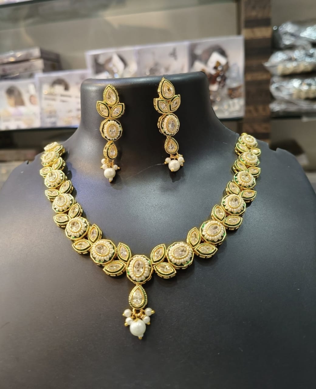 Traditional Gold Plated Necklace Set