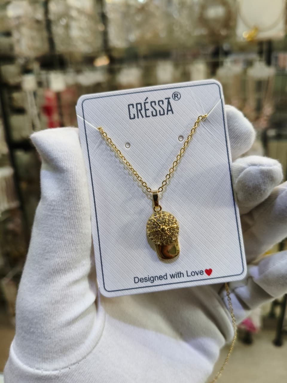 Gold Plated Pendant Necklace